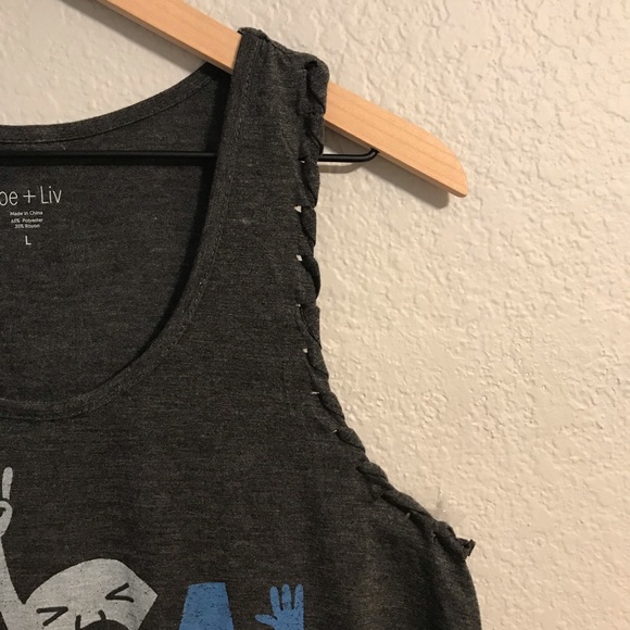 *SALE* Zoe + Liv USA Braided Tank Top - Picture 4 of 7